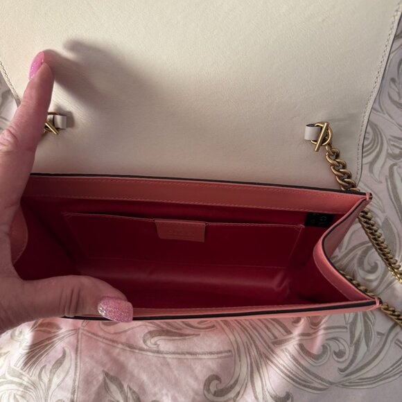 Gucci Calfskin Animalier Broadway Clutch Pink *very rare* - Picture 6 of 16